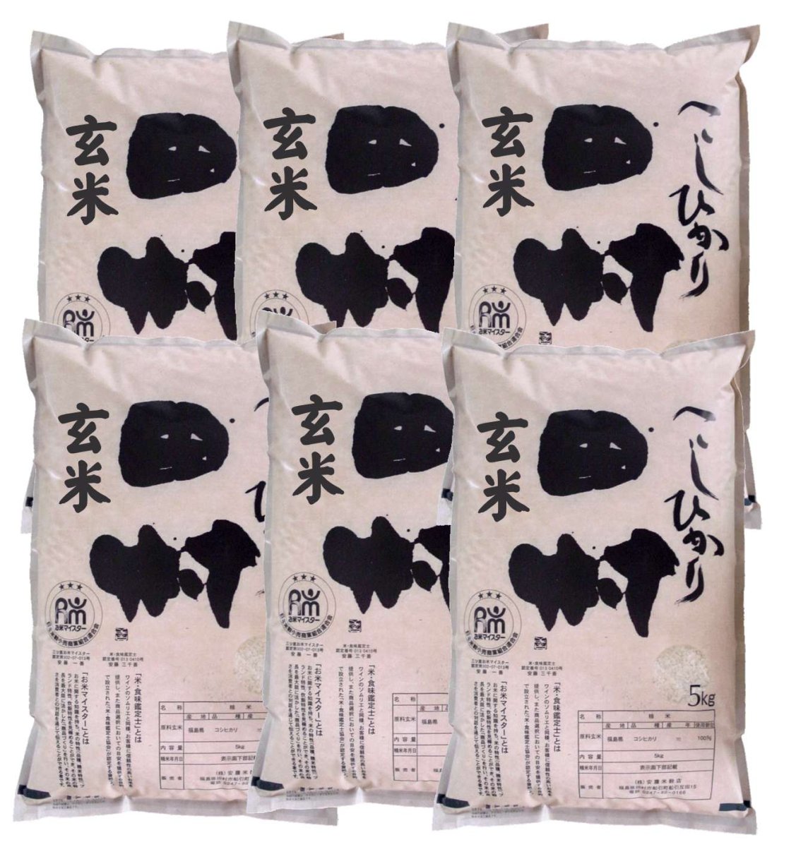 画像1: 【玄米】福島県【令和7年産】『匠の米・田村コシヒカリ』30kg(5kg×6袋)[石抜き処理済]　●送料無料(北海道・九州・沖縄を除く) (1)