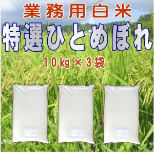 画像1: 令和7年産・業務用会津ひとめぼれ 10kg×3　●送料無料(北海道・九州・沖縄を除く)