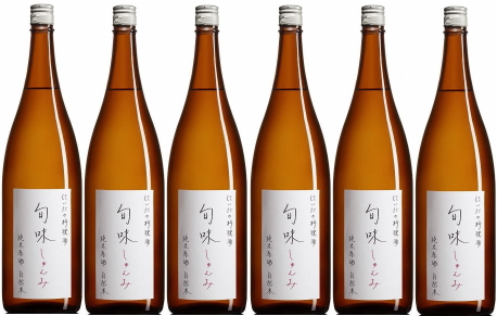『旬味(しゅんみ)』　純米原酒〜 金寳自然酒の料理酒 1800ml×6本セット
