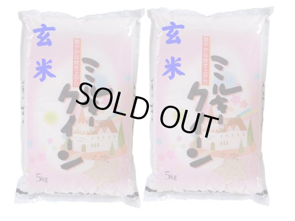 画像1: 【玄米】令和6年産　福島県産ミルキークィーン 10kg　[石抜き処理済]　●送料無料(北海道・九州・沖縄を除く) (1)