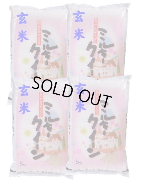 画像1: 【玄米】令和6年産　福島県産ミルキークィーン20kg（5kg×4袋）　[石抜き処理済]　●送料無料(北海道・九州・沖縄を除く) (1)
