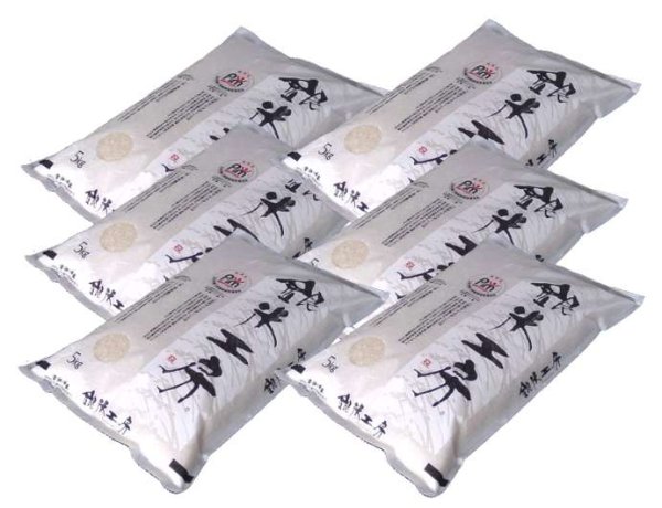 画像1: 【無洗米】【令和6年産】これぞ理想のお米！『銀米工房』30kg（5kg×6袋）　●送料無料(北海道・九州・沖縄を除く) (1)