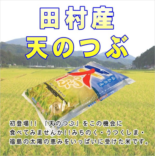 画像2: 令和7年産・福島県田村産 天のつぶ20kg(5kg×4袋) ●送料無料(北海道・九州・沖縄を除く) (2)